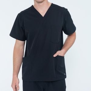 Men's Kalea Medical Scrub Set BLACK LG & XL